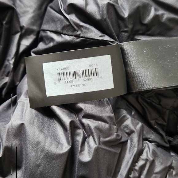 Yeezy Gap 13 Mock Neck Pullover Black Logo Long Sleeve Puffer - Picture 8 of 10